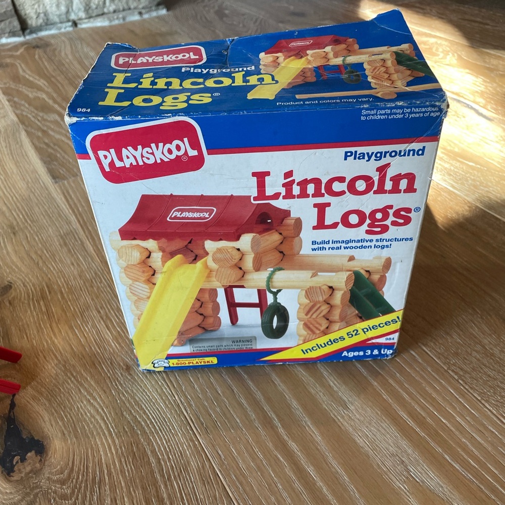 Lincoln Logs Playground Set - 1992 version